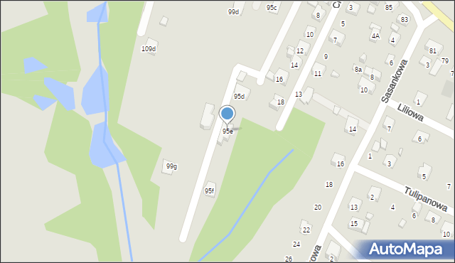 Wodzisław Śląski, Pszowska, 95e, mapa Wodzisławia Śląskiego