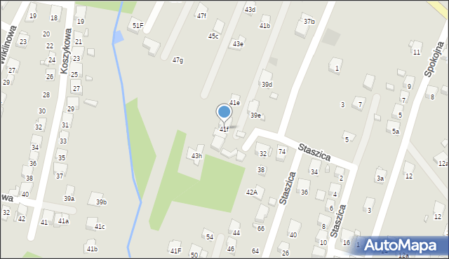 Wodzisław Śląski, Pszowska, 41f, mapa Wodzisławia Śląskiego