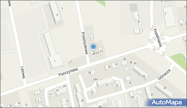 Wola, Pszczyńska, 19, mapa Wola