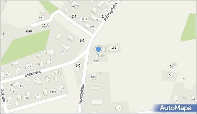 Wola, Pszczyńska, 190, mapa Wola