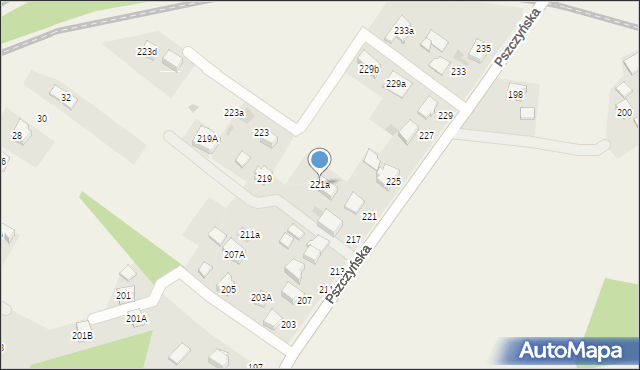 Wola, Pszczyńska, 221a, mapa Wola