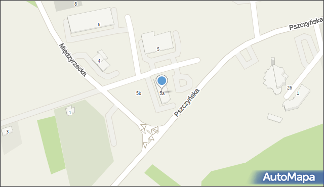 Wola, Pszczyńska, 5a, mapa Wola