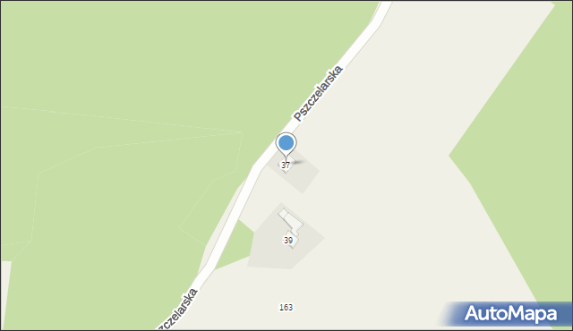 Zabrzeg, Pszczelarska, 37, mapa Zabrzeg