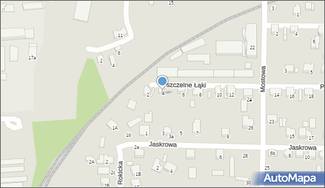 Zawiercie, Pszczelne Łąki, 4, mapa Zawiercie