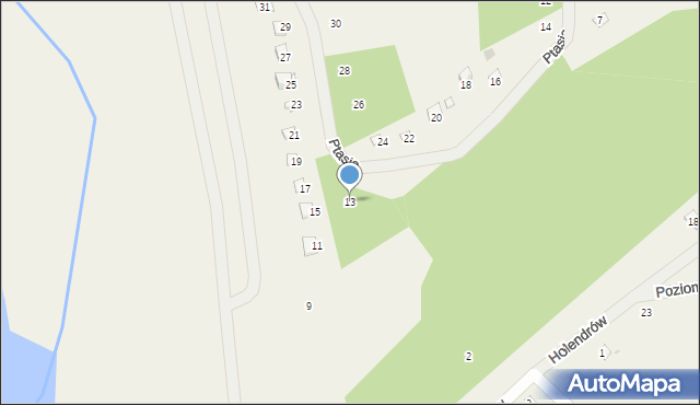 Holendry, Ptasia, 13, mapa Holendry