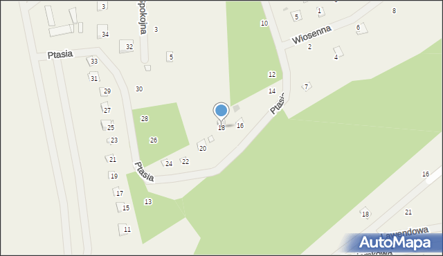 Holendry, Ptasia, 18, mapa Holendry