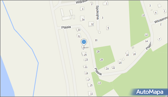 Holendry, Ptasia, 27, mapa Holendry