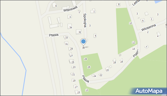 Holendry, Ptasia, 30, mapa Holendry