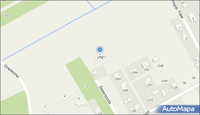 Jastrzębie, Ptaków Leśnych, 106g, mapa Jastrzębie