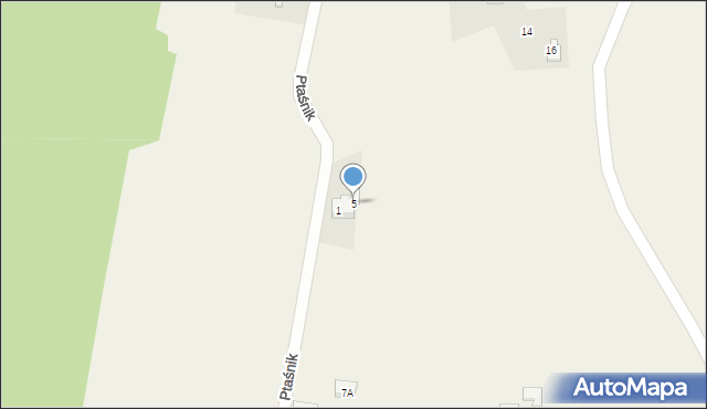 Jawiszowice, Ptaśnik, 5, mapa Jawiszowice