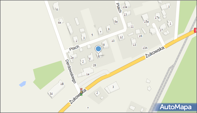 Leźno, Ptach J. Z., 6, mapa Leźno