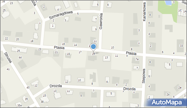 Murowaniec, Ptasia, 15, mapa Murowaniec