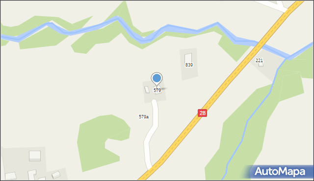 Ptaszkowa, Ptaszkowa, 579, mapa Ptaszkowa