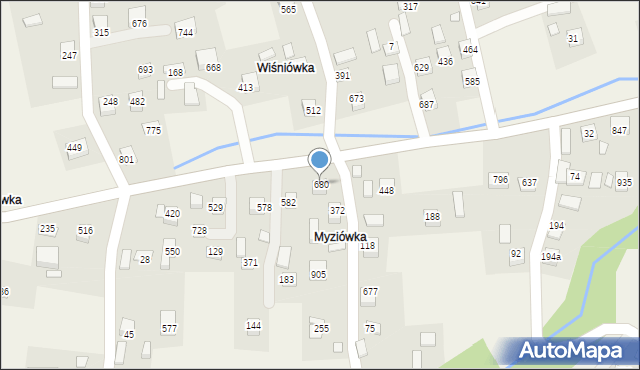 Ptaszkowa, Ptaszkowa, 680, mapa Ptaszkowa