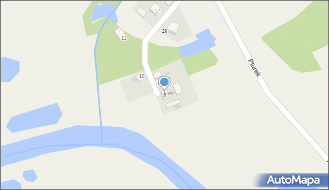 Pturek, Pturek, 8, mapa Pturek