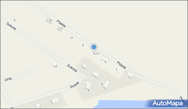 Rzepinek, Ptasia, 7, mapa Rzepinek