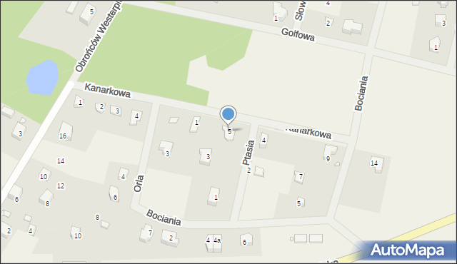 Wisełka, Ptasia, 5, mapa Wisełka