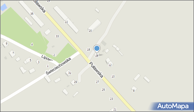Annopol, Puławska, 16, mapa Annopol