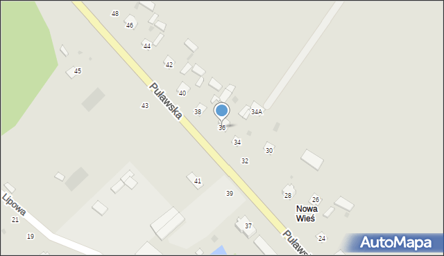 Annopol, Puławska, 36, mapa Annopol