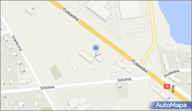 Baniocha, Puławska, 2a, mapa Baniocha