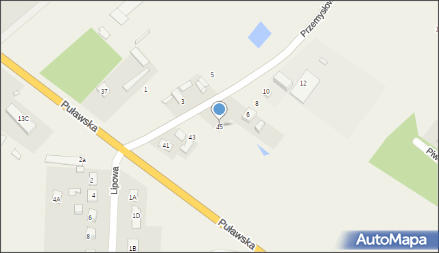 Baniocha, Puławska, 45, mapa Baniocha