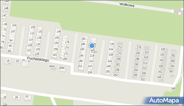 Białystok, Puchalskiego Józefa Karola, 220, mapa Białegostoku