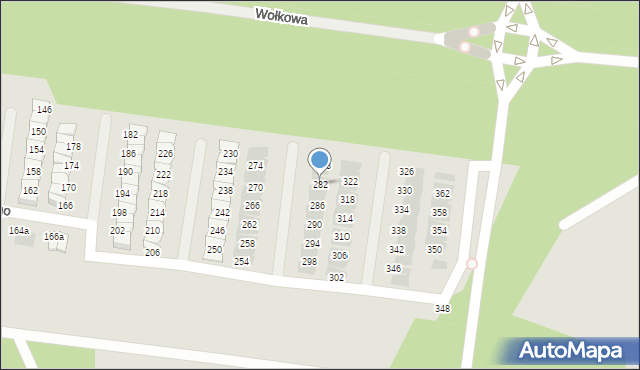 Białystok, Puchalskiego Józefa Karola, 282, mapa Białegostoku