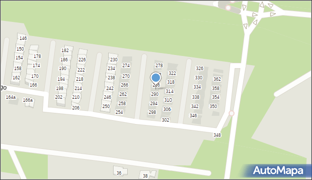 Białystok, Puchalskiego Józefa Karola, 288, mapa Białegostoku