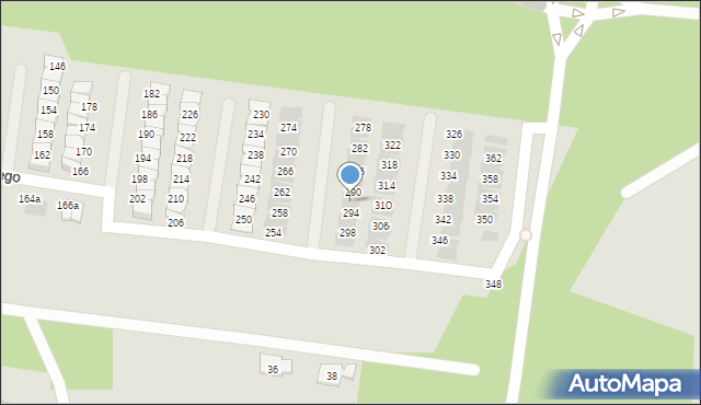 Białystok, Puchalskiego Józefa Karola, 292, mapa Białegostoku