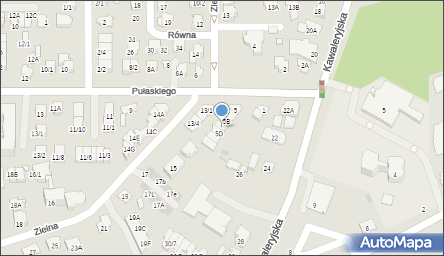 Białystok, Pułaskiego Kazimierza, gen., 5C, mapa Białegostoku