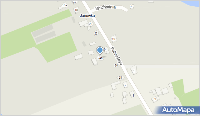 Błaszki, Pułaskiego, 24a, mapa Błaszki