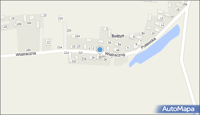 Bobrowniki, Puławska, 2b, mapa Bobrowniki