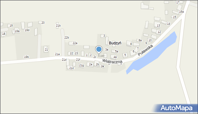 Bobrowniki, Puławska, 2d, mapa Bobrowniki