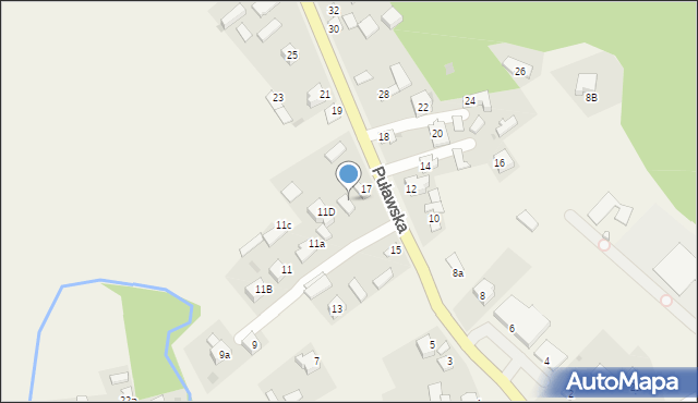 Bochotnica, Puławska, 17a, mapa Bochotnica
