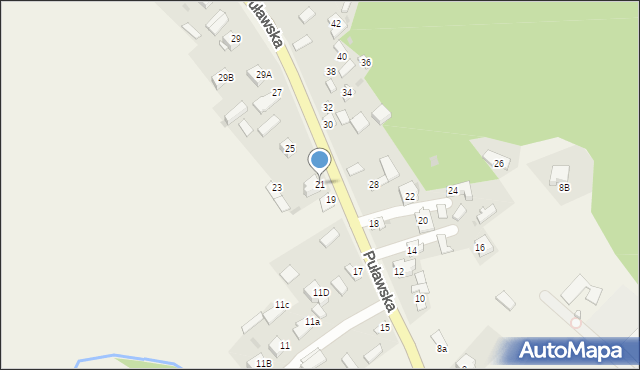 Bochotnica, Puławska, 21, mapa Bochotnica