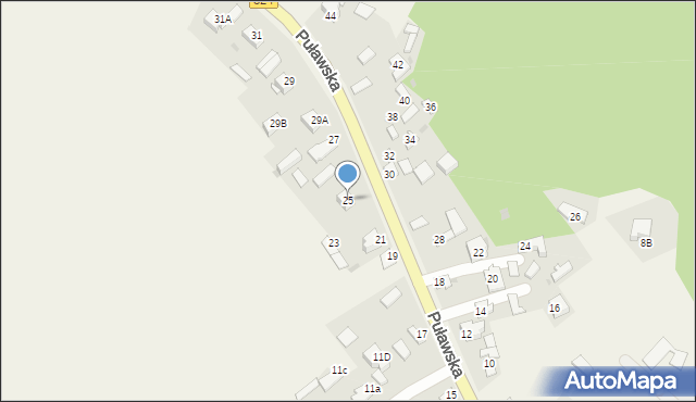 Bochotnica, Puławska, 25, mapa Bochotnica