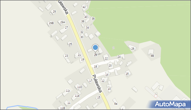 Bochotnica, Puławska, 28, mapa Bochotnica