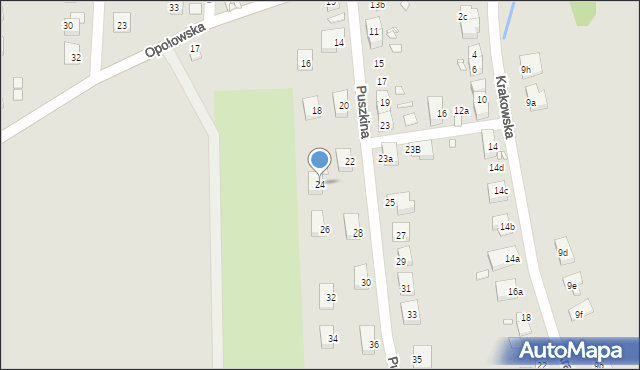 Bogatynia, Puszkina Aleksandra, 24, mapa Bogatynia