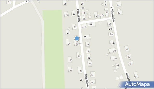 Bogatynia, Puszkina Aleksandra, 28, mapa Bogatynia