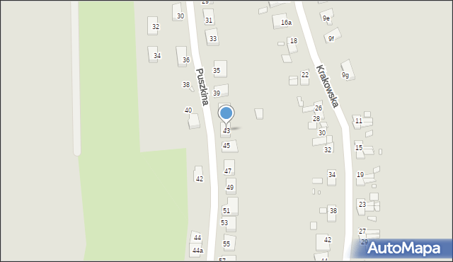 Bogatynia, Puszkina Aleksandra, 43, mapa Bogatynia