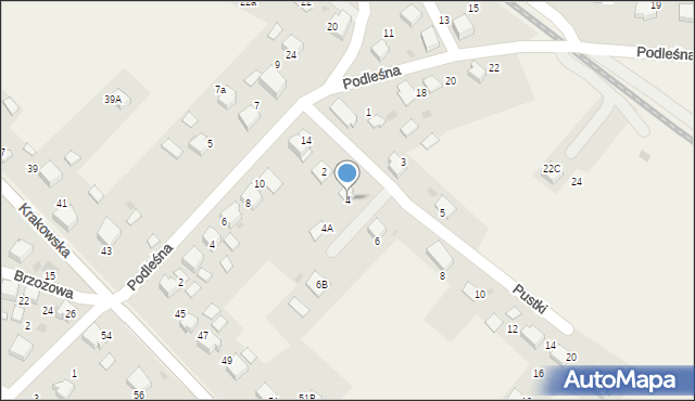 Bolęcin, Pustki, 4, mapa Bolęcin