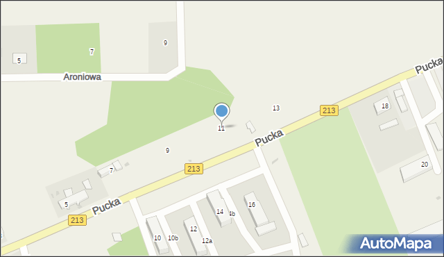 Choczewo, Pucka, 11, mapa Choczewo