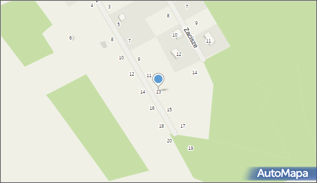 Chorzeszów, Pustynna, 13, mapa Chorzeszów