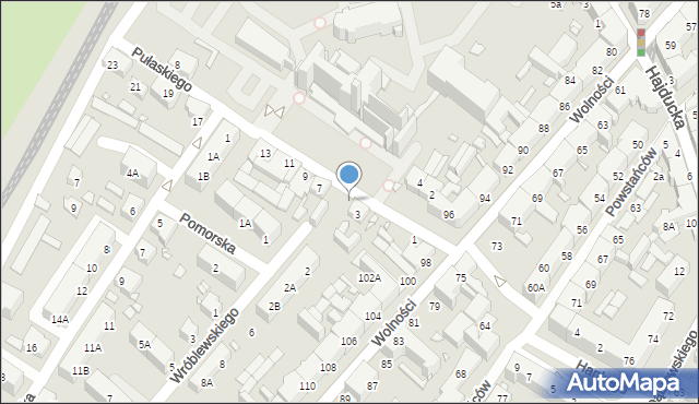 Chorzów, Pułaskiego Kazimierza, gen., 5, mapa Chorzów