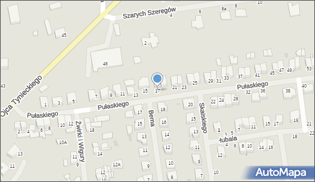 Darłowo, Pułaskiego Kazimierza, gen., 17, mapa Darłowo