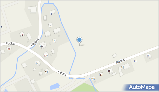 Darzlubie, Pucka, 96, mapa Darzlubie