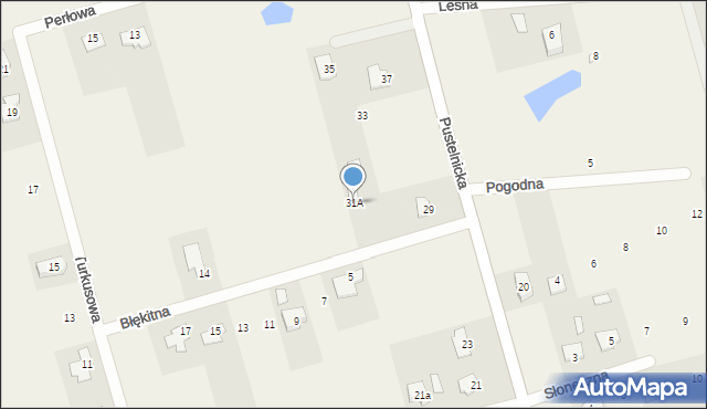 Dębe Wielkie, Pustelnicka, 31A, mapa Dębe Wielkie