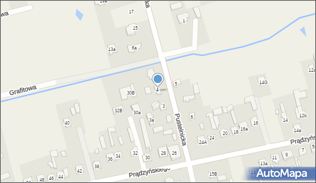 Dębe Wielkie, Pustelnicka, 4a, mapa Dębe Wielkie