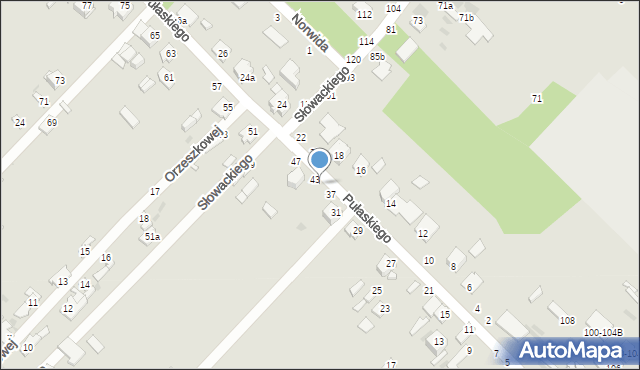 Dęblin, Pułaskiego Kazimierza, gen., 41, mapa Dęblin
