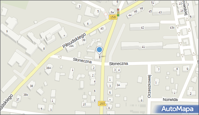 Drezdenko, Pułaskiego, 8, mapa Drezdenko